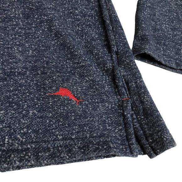 Tommy Bahama Sweatshirt Mens Extra Large Blue Gray Heathered Crew Neck Pullover - Picture 4 of 15